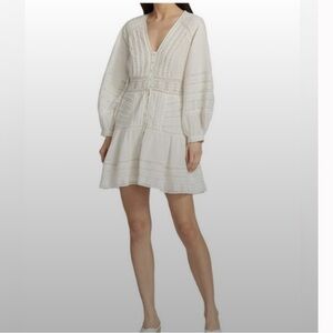 Veronica Beard White Lace Dress